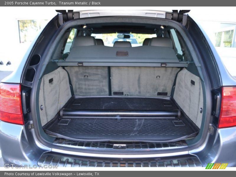 Titanium Metallic / Black 2005 Porsche Cayenne Turbo