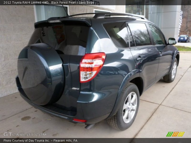 Black Forest Pearl / Sand Beige 2012 Toyota RAV4 Limited 4WD