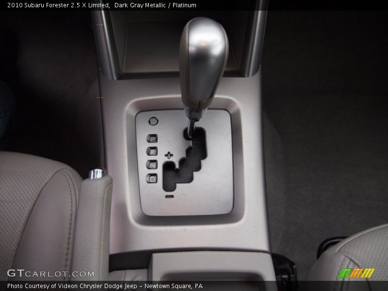  2010 Forester 2.5 X Limited 4 Speed Sportshift Automatic Shifter