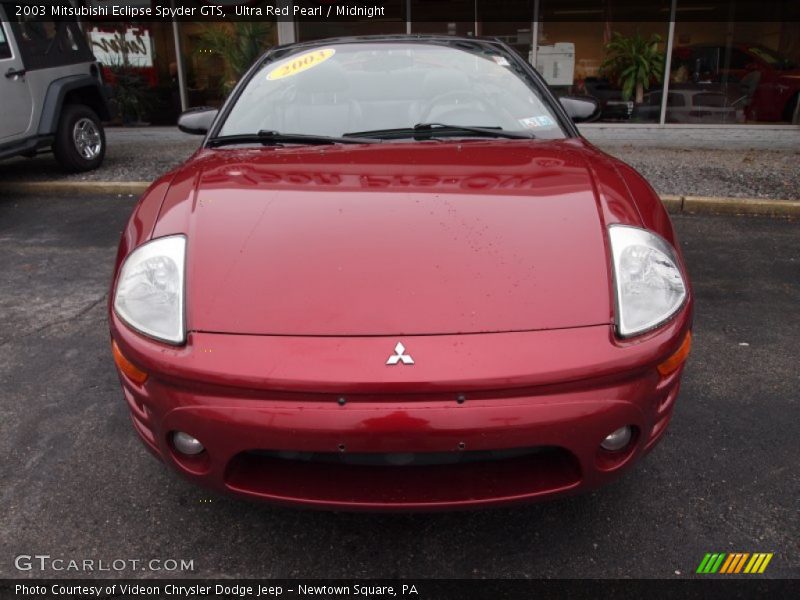 Ultra Red Pearl / Midnight 2003 Mitsubishi Eclipse Spyder GTS