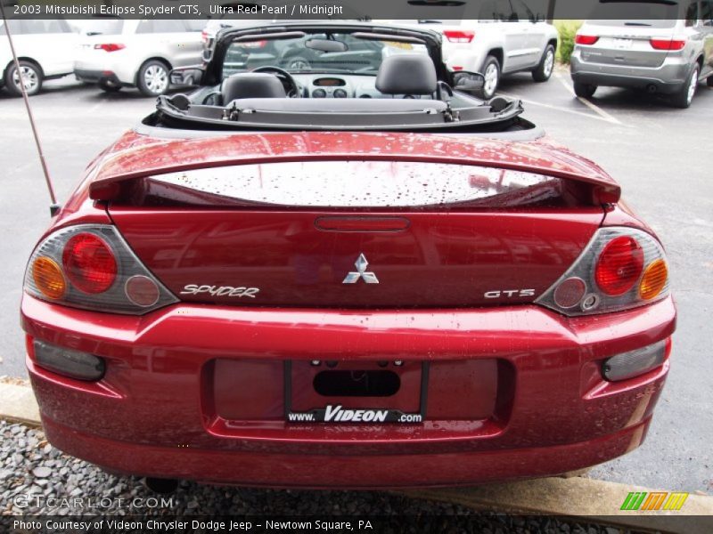 Ultra Red Pearl / Midnight 2003 Mitsubishi Eclipse Spyder GTS