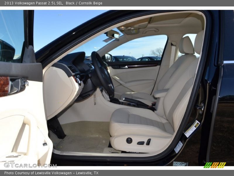 Black / Cornsilk Beige 2013 Volkswagen Passat 2.5L SEL