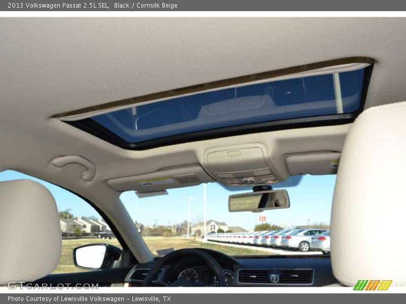 Black / Cornsilk Beige 2013 Volkswagen Passat 2.5L SEL