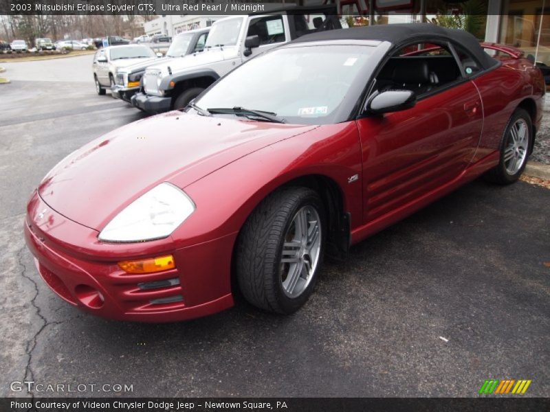 Ultra Red Pearl / Midnight 2003 Mitsubishi Eclipse Spyder GTS