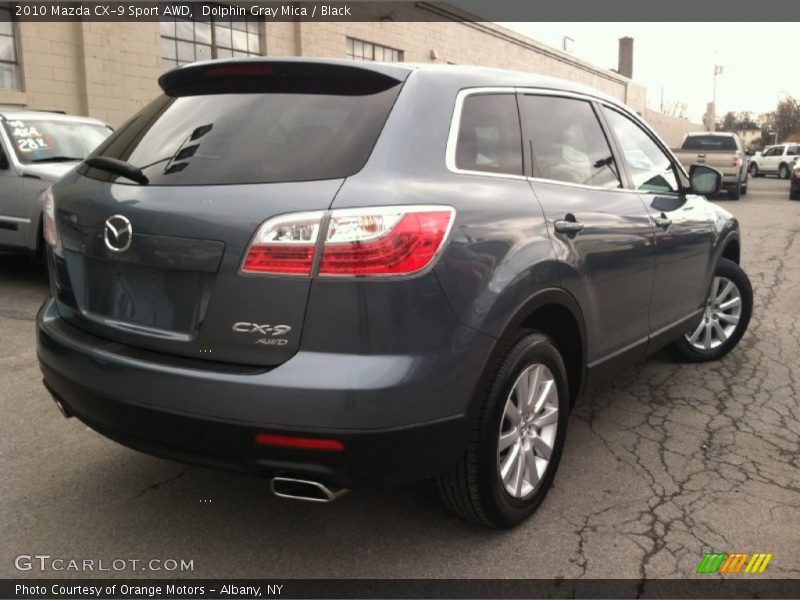 Dolphin Gray Mica / Black 2010 Mazda CX-9 Sport AWD