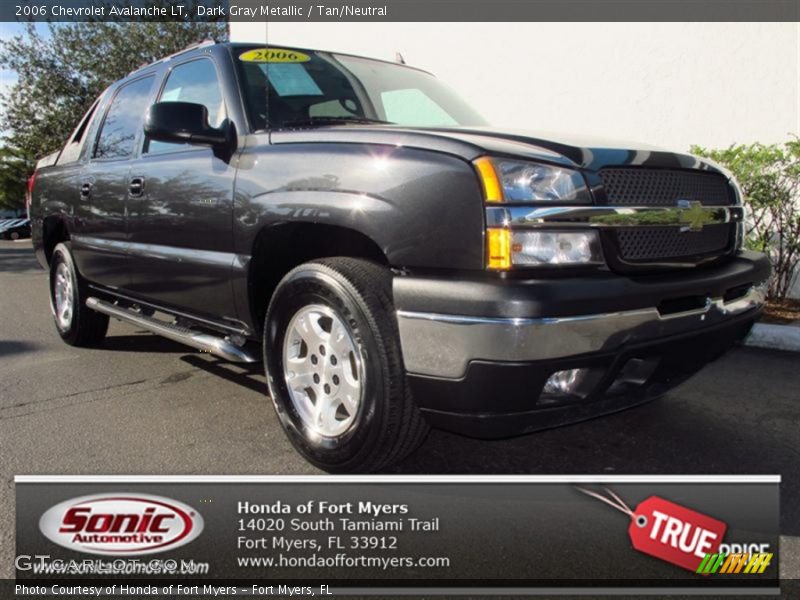 Dark Gray Metallic / Tan/Neutral 2006 Chevrolet Avalanche LT