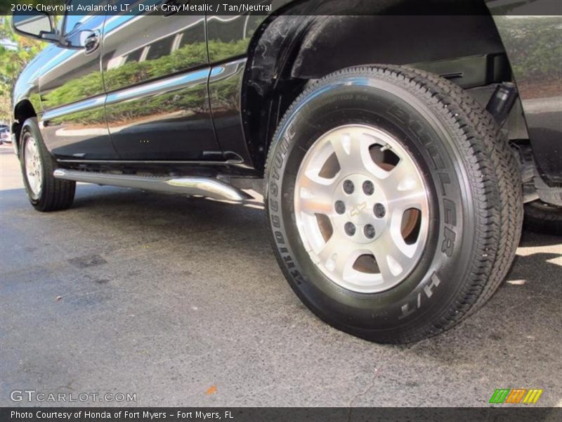 Dark Gray Metallic / Tan/Neutral 2006 Chevrolet Avalanche LT