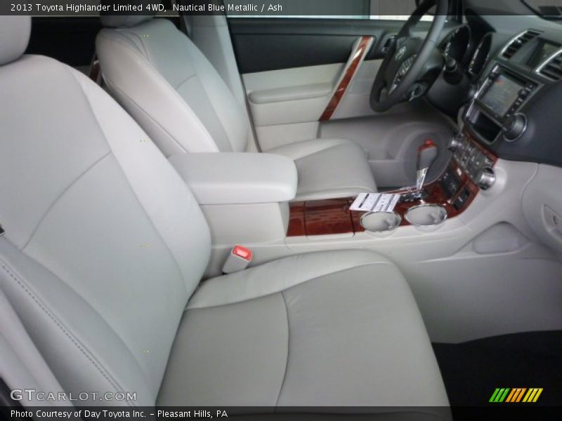 Nautical Blue Metallic / Ash 2013 Toyota Highlander Limited 4WD