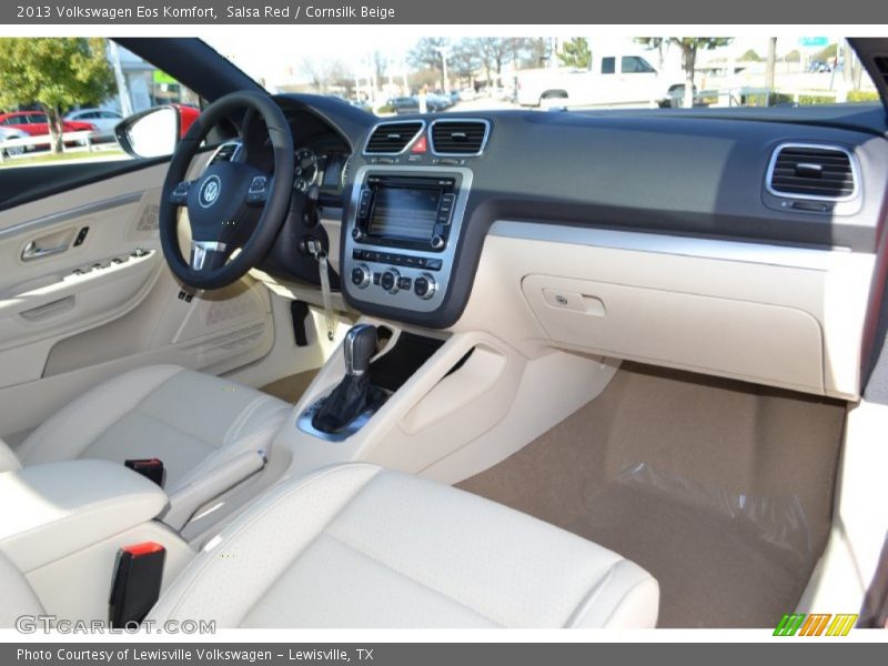 Salsa Red / Cornsilk Beige 2013 Volkswagen Eos Komfort