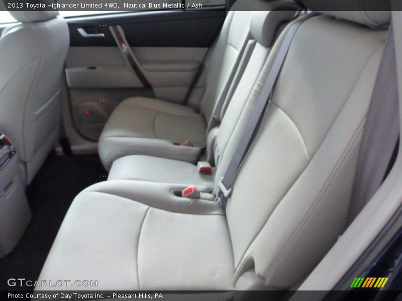 Nautical Blue Metallic / Ash 2013 Toyota Highlander Limited 4WD