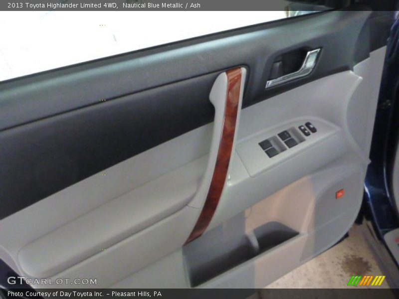 Nautical Blue Metallic / Ash 2013 Toyota Highlander Limited 4WD