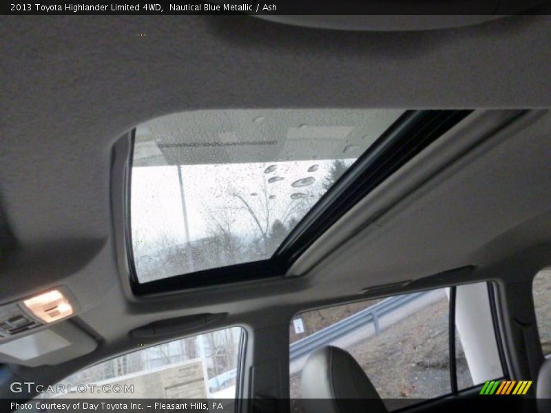 Nautical Blue Metallic / Ash 2013 Toyota Highlander Limited 4WD