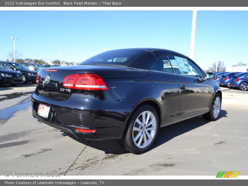 Black Pearl Metallic / Titan Black 2013 Volkswagen Eos Komfort