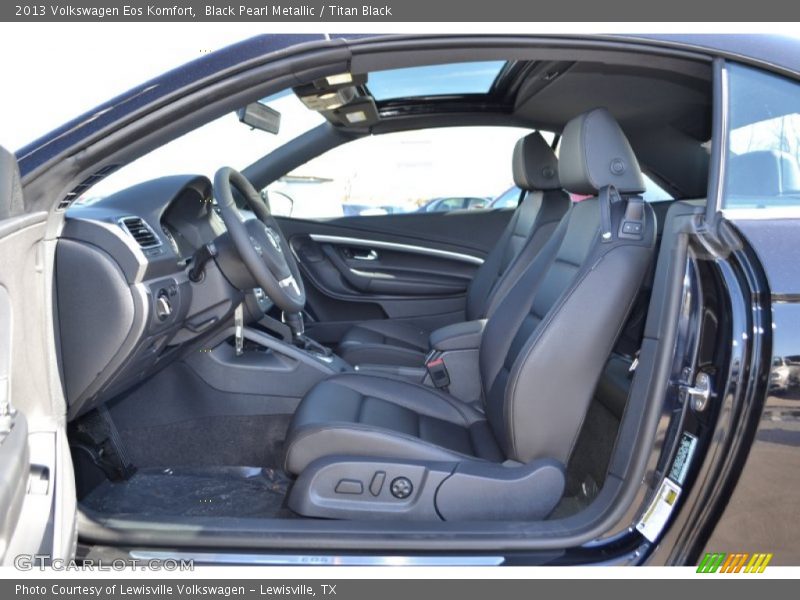 Black Pearl Metallic / Titan Black 2013 Volkswagen Eos Komfort
