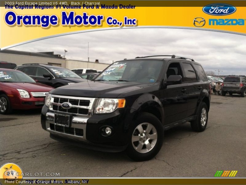Black / Charcoal 2009 Ford Escape Limited V6 4WD
