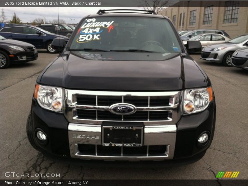 Black / Charcoal 2009 Ford Escape Limited V6 4WD
