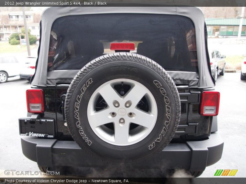 Black / Black 2012 Jeep Wrangler Unlimited Sport S 4x4