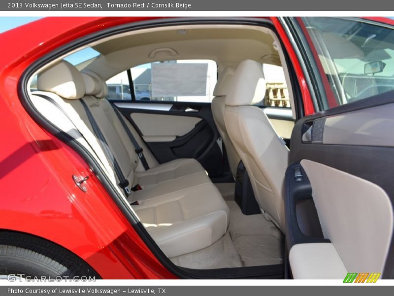 Tornado Red / Cornsilk Beige 2013 Volkswagen Jetta SE Sedan