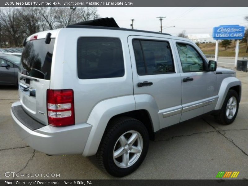 Bright Silver Metallic / Pastel Slate Gray 2008 Jeep Liberty Limited 4x4