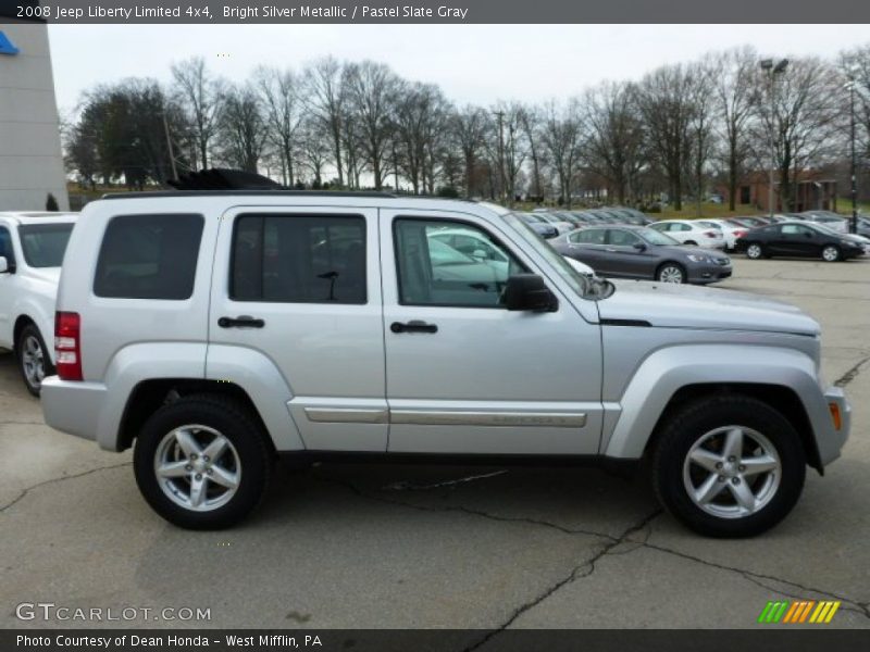 Bright Silver Metallic / Pastel Slate Gray 2008 Jeep Liberty Limited 4x4