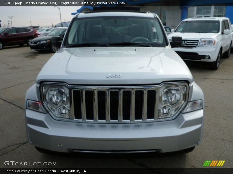 Bright Silver Metallic / Pastel Slate Gray 2008 Jeep Liberty Limited 4x4
