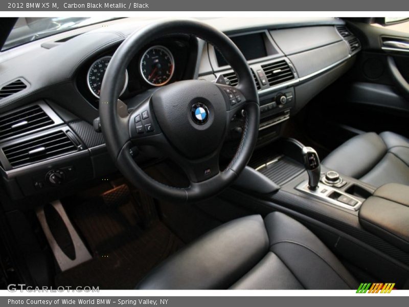 Carbon Black Metallic / Black 2012 BMW X5 M