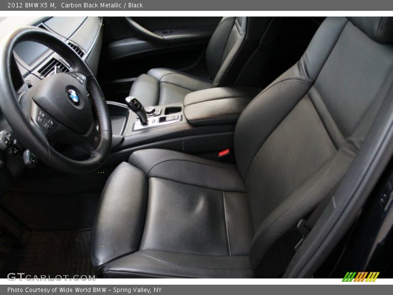 Carbon Black Metallic / Black 2012 BMW X5 M