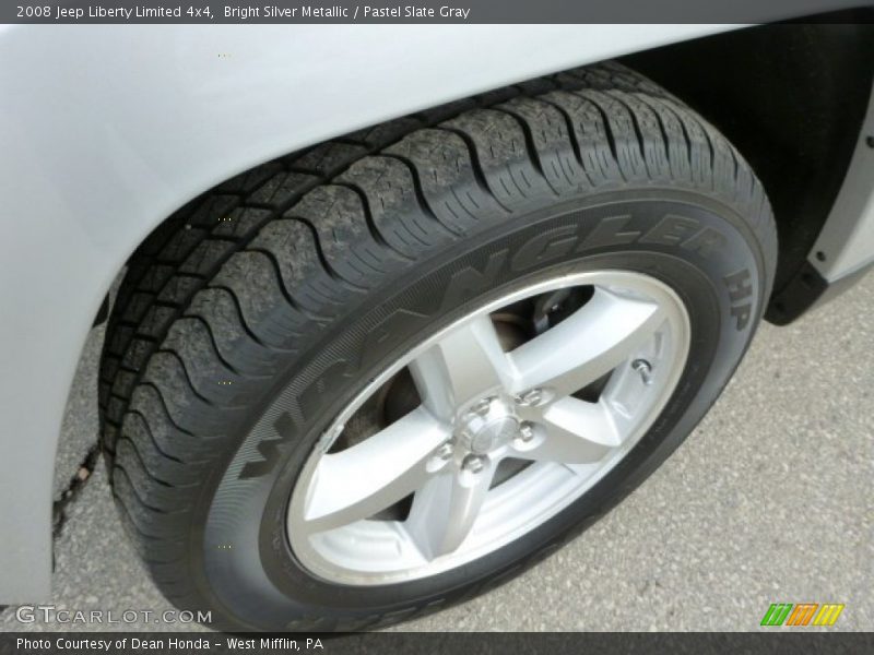 Bright Silver Metallic / Pastel Slate Gray 2008 Jeep Liberty Limited 4x4