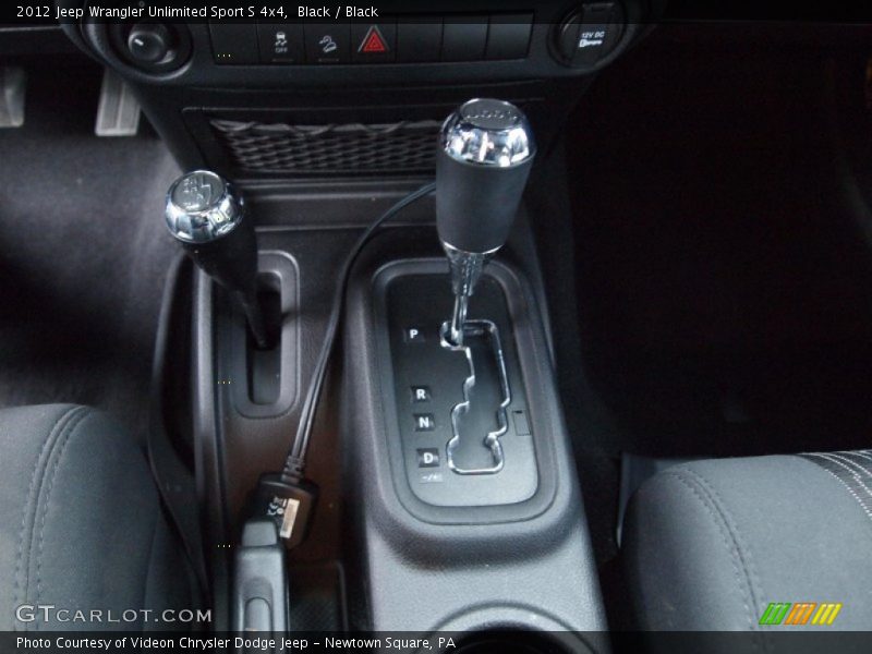 Black / Black 2012 Jeep Wrangler Unlimited Sport S 4x4