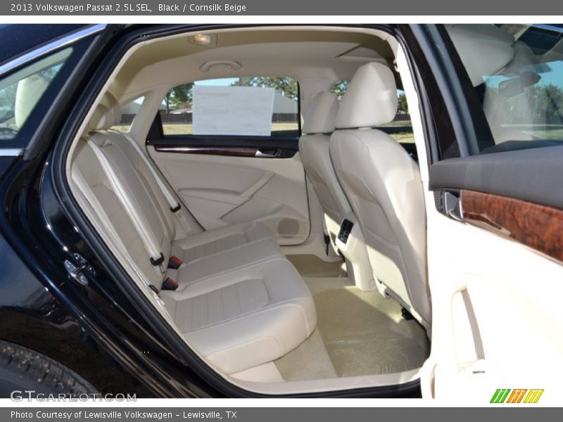 Black / Cornsilk Beige 2013 Volkswagen Passat 2.5L SEL
