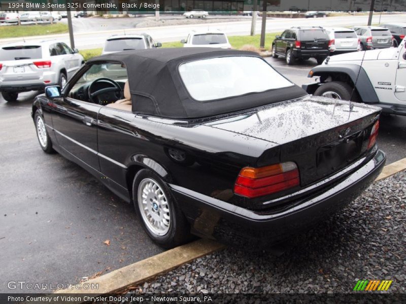 Black / Beige 1994 BMW 3 Series 325i Convertible
