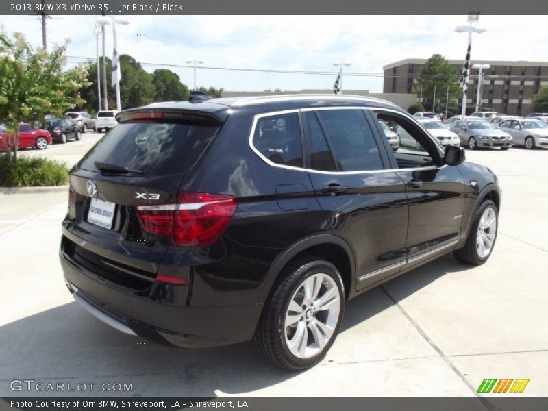 Jet Black / Black 2013 BMW X3 xDrive 35i