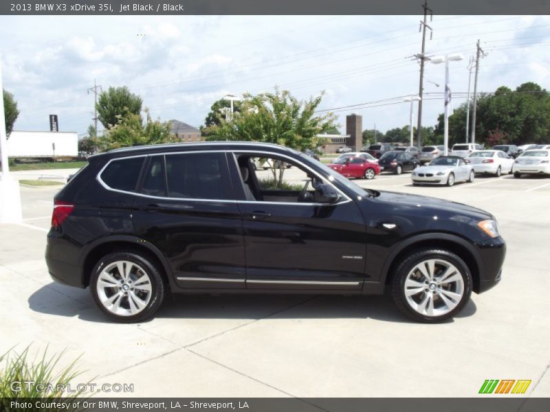 Jet Black / Black 2013 BMW X3 xDrive 35i