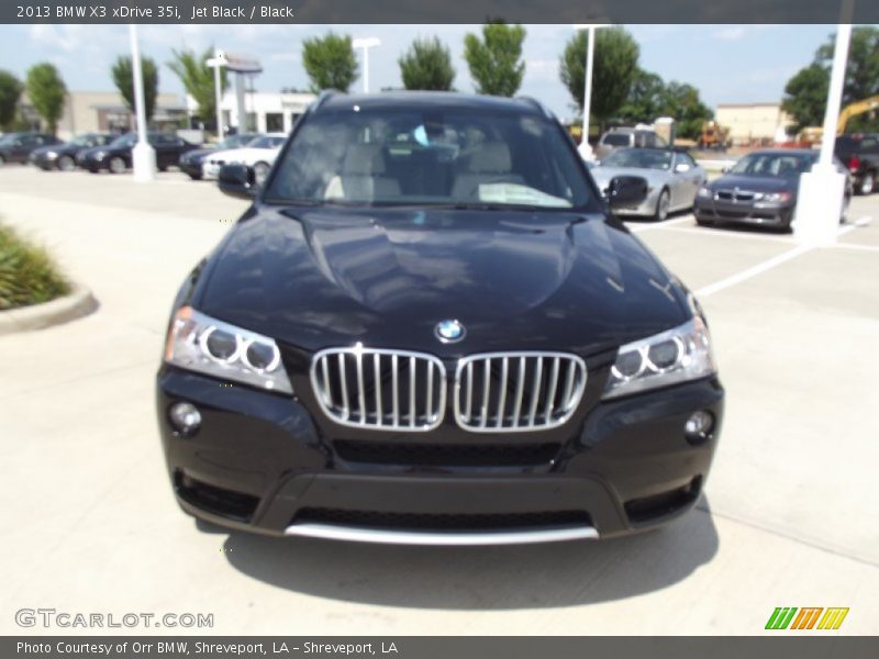 Jet Black / Black 2013 BMW X3 xDrive 35i