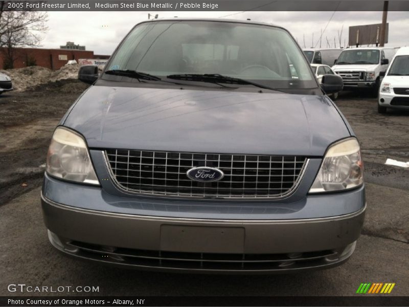 Medium Steel Blue Metallic / Pebble Beige 2005 Ford Freestar Limited