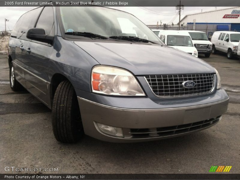 Medium Steel Blue Metallic / Pebble Beige 2005 Ford Freestar Limited
