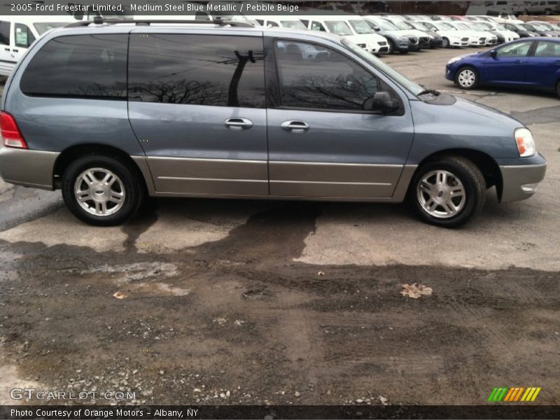 Medium Steel Blue Metallic / Pebble Beige 2005 Ford Freestar Limited