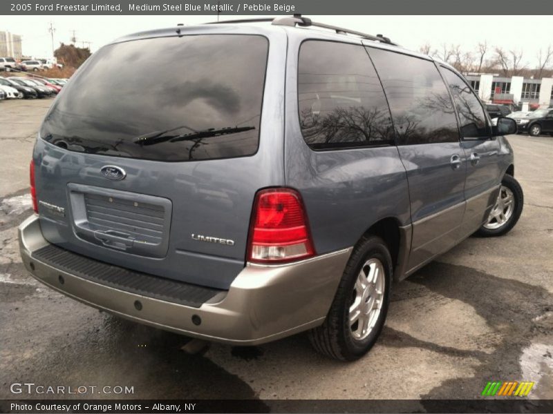 Medium Steel Blue Metallic / Pebble Beige 2005 Ford Freestar Limited