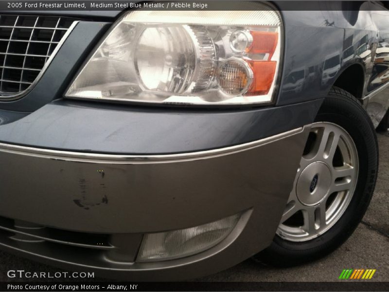 Medium Steel Blue Metallic / Pebble Beige 2005 Ford Freestar Limited
