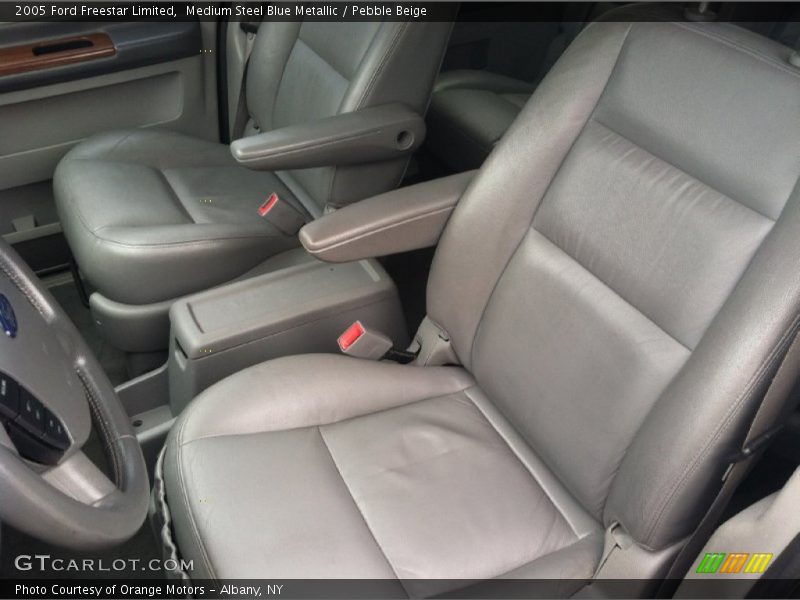 Medium Steel Blue Metallic / Pebble Beige 2005 Ford Freestar Limited