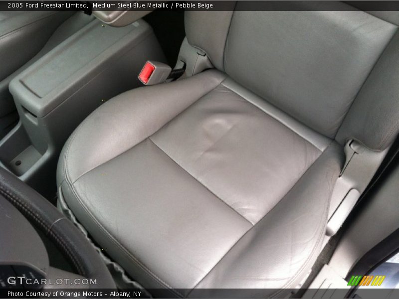 Medium Steel Blue Metallic / Pebble Beige 2005 Ford Freestar Limited