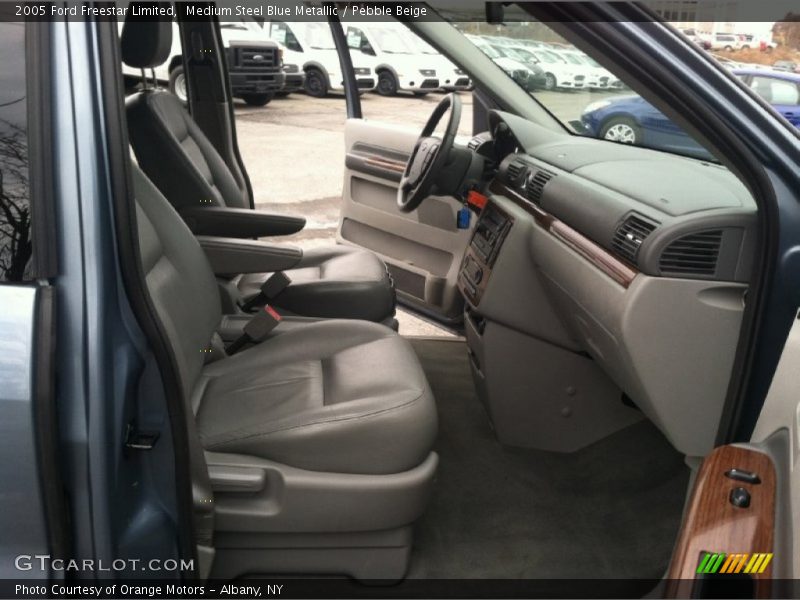 Medium Steel Blue Metallic / Pebble Beige 2005 Ford Freestar Limited