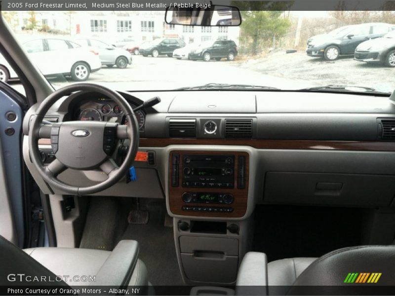 Medium Steel Blue Metallic / Pebble Beige 2005 Ford Freestar Limited