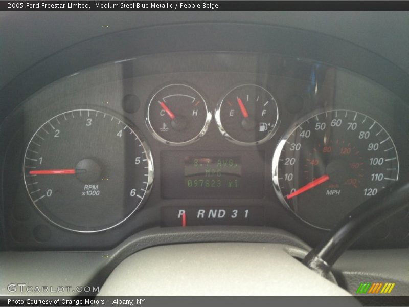 Medium Steel Blue Metallic / Pebble Beige 2005 Ford Freestar Limited