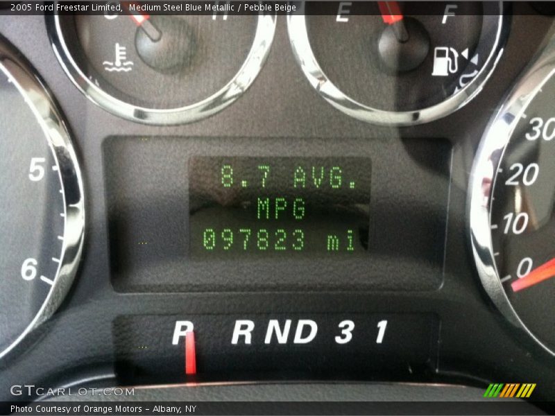 Medium Steel Blue Metallic / Pebble Beige 2005 Ford Freestar Limited