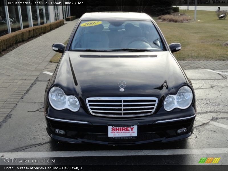 Black / Ash 2007 Mercedes-Benz C 230 Sport