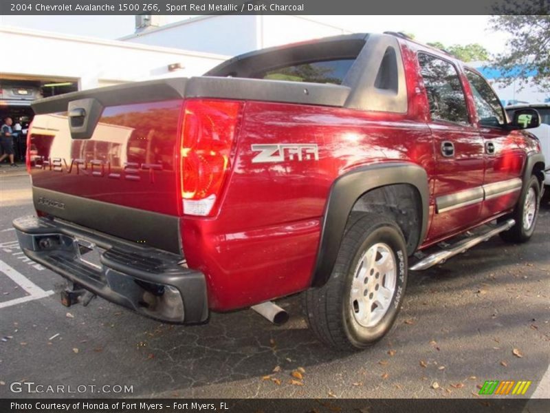 Sport Red Metallic / Dark Charcoal 2004 Chevrolet Avalanche 1500 Z66