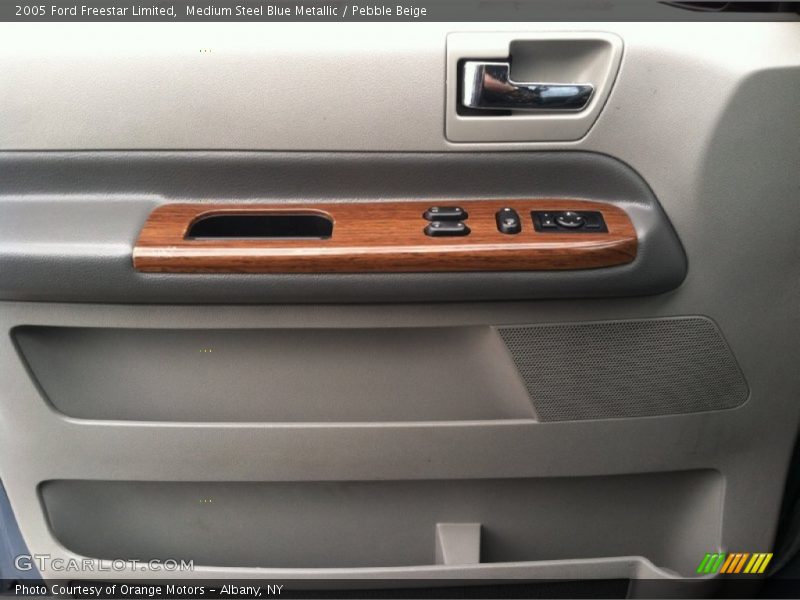 Medium Steel Blue Metallic / Pebble Beige 2005 Ford Freestar Limited