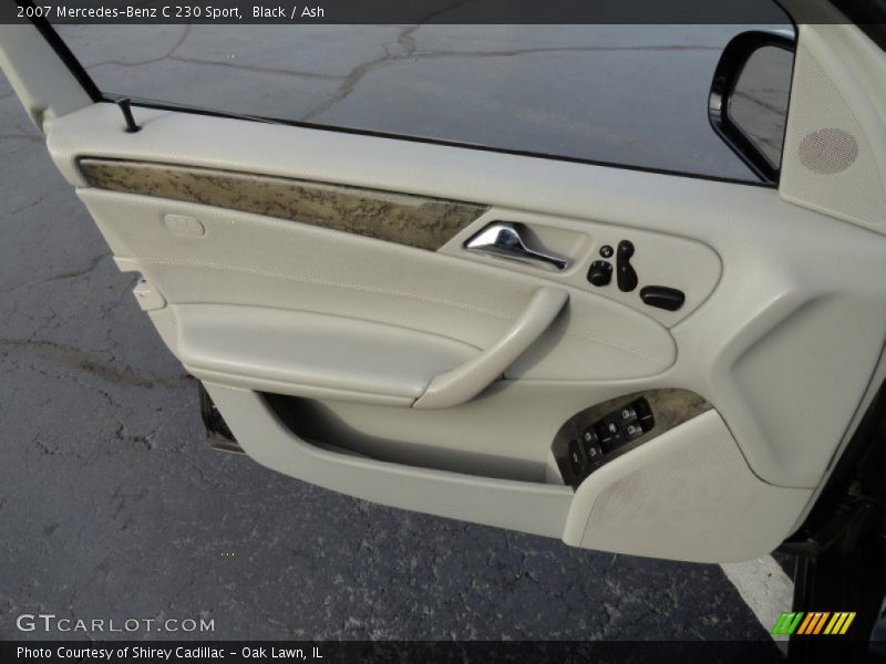 Black / Ash 2007 Mercedes-Benz C 230 Sport