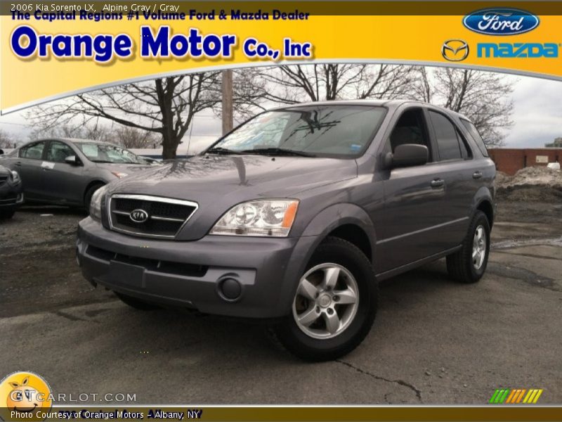 Alpine Gray / Gray 2006 Kia Sorento LX